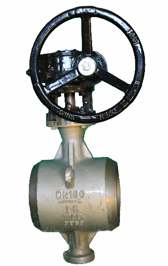 Затворы с тройным эксцентриситетом под приварку DN 400, PN 25, Корпус угл. сталь, Диск угл. сталь, Уплотнение нерж. сталь grafit KVANT  по лучшей цене с доставкой - интернет-магазин Прогрессивные решения